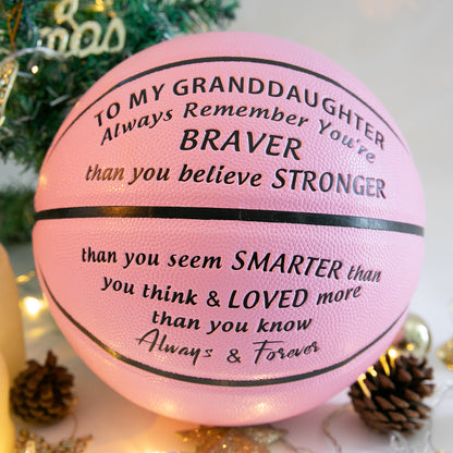 To My GrandDaughter - Loved More Than You Know - Basketball